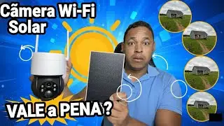 C&acirc;mera Wi-Fi Solar Vale a Pena ? 🪶 Funciona Sem a Placa Solar ? Saiba de TUDO NESSE VIDEO !
