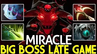 MIRACLE [Medusa] Big Boss Late Game Just Right Click Dota 2
