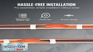 VEVOR Pipe Heating Cable 12FT 7W FT Heat Tape for Pipes with Built in