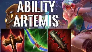 Trying Out A New SPL Build! Artemis Carry Gameplay (Smite Conquest)