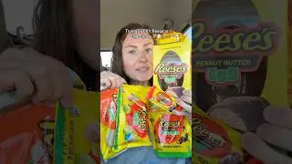trying EVERY Reese's Egg I could find... 🥜🥚 #reeses #easter #candy #eastercandy
