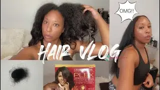 I Relaxed My Waist Length Hair after 10 Years and This is What Happened! 😮