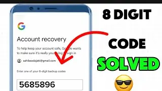 8-значный резервный код Gmail | Как найти 8-значные резервные коды Gmail | Восстановление Gmail с...