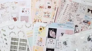 Fall & Halloween Planner Sticker Haul - Two Lil Bees, Harriet Wright Designs, Peach Pom, & more!