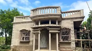 Latest House Parapet Wall Plaster Design | Creative Village Look