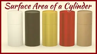 SURFACE AREA OF A CYLINDER| GED GEOMETRY