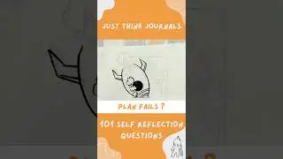 When plan fails. Making of Just Think Journals. 101 Self-Reflection Questions for Tweens & Teens