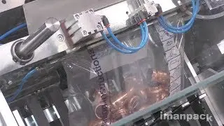 Packing line for heating-plumbing fittings