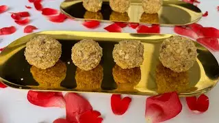 Rose ladoo for Hubby! #diwali #diwalisweets #different #special #almond #trending #love