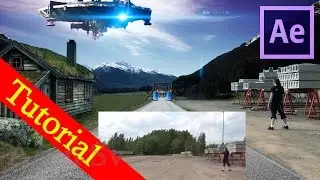Set Extension Like District 9 After Effects Vfx Tutorial  | Arun Sv
