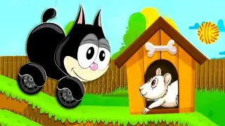 Kids Car racing game-Beepzz Cats #3 The Best Cat Games!🚕The Fastest Cat Wins!🐱🎀