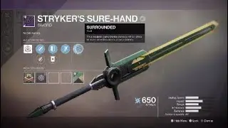 Stryker's Sure-Hand God Roll Achieved!(Live reaction, Live hype)