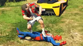 GTA 5 Michael Kill Spider-Man ( Crazy Funny Fails & Funny Moments) - PLAY 5G