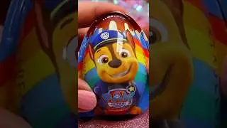 ASMR UNBOXING Paw Patrol Chocolate Egg Review ❤️#shorts #asmr #asmrfood #pawpatrol #trending #egg