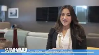 A Conversation with alumna Sarah Ahmed - Ryerson MBA