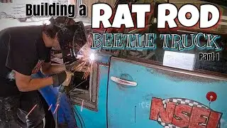 Rat Rod Beetle Truck Build, using materials laying around the shop (part 1)
