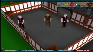 Runescape Classic 2001 Beginning Gameplay