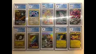 Pok&eacute;mon Cards CGC Submission Return - 20-10-09