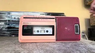 Vintage Radio Sony CFM-140 Cassette Player