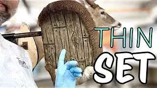 How to Finish a Pedestal Mount with Tile Mortar!