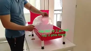 C&aacute;ch nắp kệ đựng ch&eacute;n nhựa 2 tầng/ 3 tầng c&oacute; nắp- Đồ Gia Dụng Hoacosa
