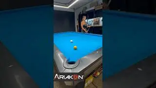 Shot 12. The dead on shot-close up. #billiards #practice #pool #ball #8ballpool #frozen #ariakon