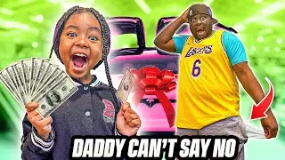 DAD CAN'T SAY NO FOR 24 HOURS  😎 | The Winning Fam