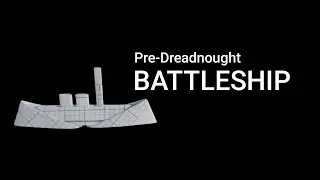 How to make origami Battleship #2. Easy origami tutorial