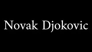 How to Pronounce Novak Djokovic (Tennis Player)