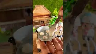&ldquo;Miniature South Indian Breakfast 🥥 | Idli Sambar & Chutney&rdquo; #food #trending #miniaturecooking