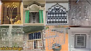 Top 20+ Modern Window Grill Designs for Home | Stylish Steel & Iron Window Design Ideas 2025