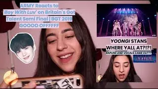 *army react to* Boy With Luv on Britain's Got Talent 2019 *fangirl*