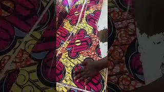 Comment couper une jupe droite &eacute;vas&eacute;e vers le bas #couture#africanclothes #jupe #ankarastyles #pagne