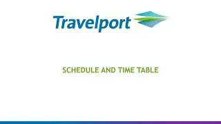 Travelport Smartpoint : Schedule and Time Table