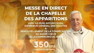 Messe en direct de la Chapelle des Apparitions avec le P. Arturo Sosa Supérieur général des jésuites