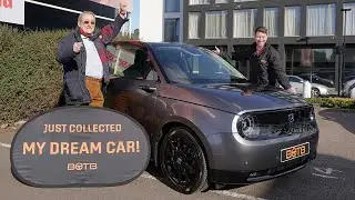 BOTB winner Brian Seifert collects his brand new Honda e Advance!
