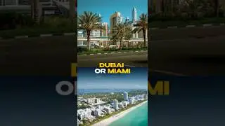 Dubai or Miami✨ Contact me and I will help you buy real estate 🙌