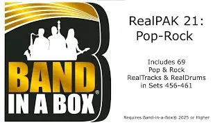 Band-in-a-Box&reg; 2025 - RealPAK: Pop-Rock 21