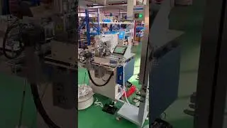 RAMBO RM-116, Automatic elastic band joint machine with ultrasonic cutter，testing before shipping