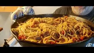 Taco spaghetti, quick, easy, and full of flavor