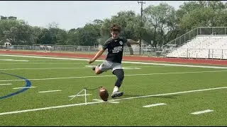 Reid Castellanos - Summer 2024 Kicking Workout & Mechanics (FG, KO, and Punting)