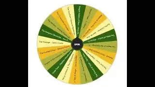 We Let The Wheel Decide Our Next Books - Seriesly Serious Book Club