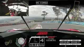 Ferrari 296 Challenge on board - Bathurst, Mt Panorama quickest lap