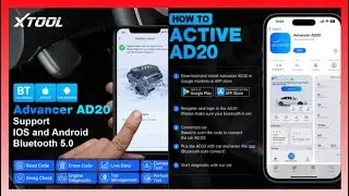 XTOOL AD20 Car Engine Diagnostic Tools OBD2 Code Reader Scanner Android /IOS Better than ELM327/AD10