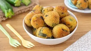 POLPETTE DI ZUCCHINE veloci - Ricetta Facile senza glutine - Polvere di Riso