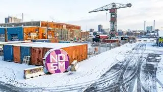 4K Winter Walk in Amsterdam: Exploring the NDSM Shipyard & Industrial Culture
