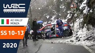 WRC - ACI Rally Monza 2020 : Highlights Stages 10-13. WRC Crashes in SNOW!