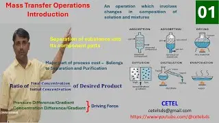 01 -  Introductio Class - Mass Transfer Operations