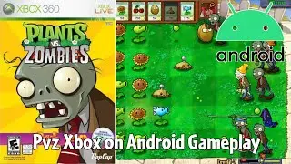 [Plants Vs Zombies Xbox] on Android Gameplay