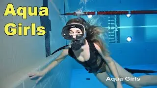 Scuba Girl Black Swimsuit